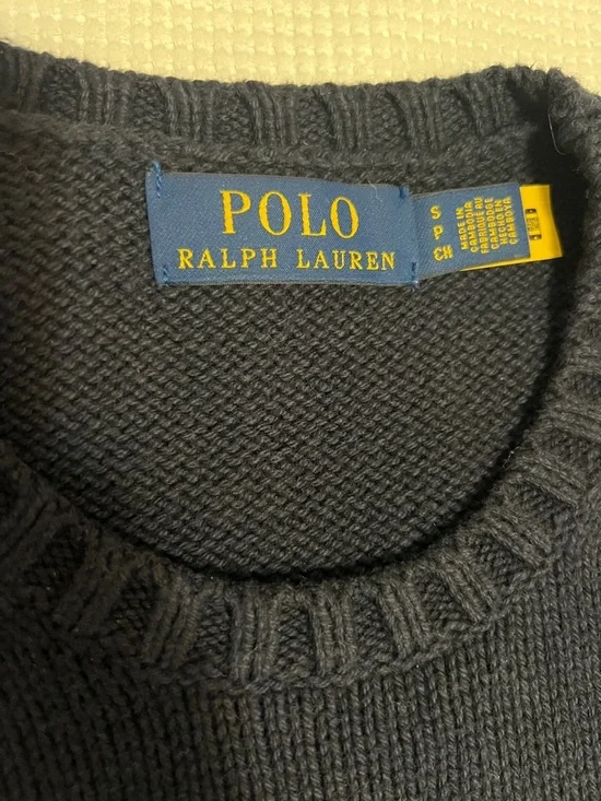 Polo Ralph Lauren Men's Logo-Intarsia Cotton Sweater - Picture 5 of 6